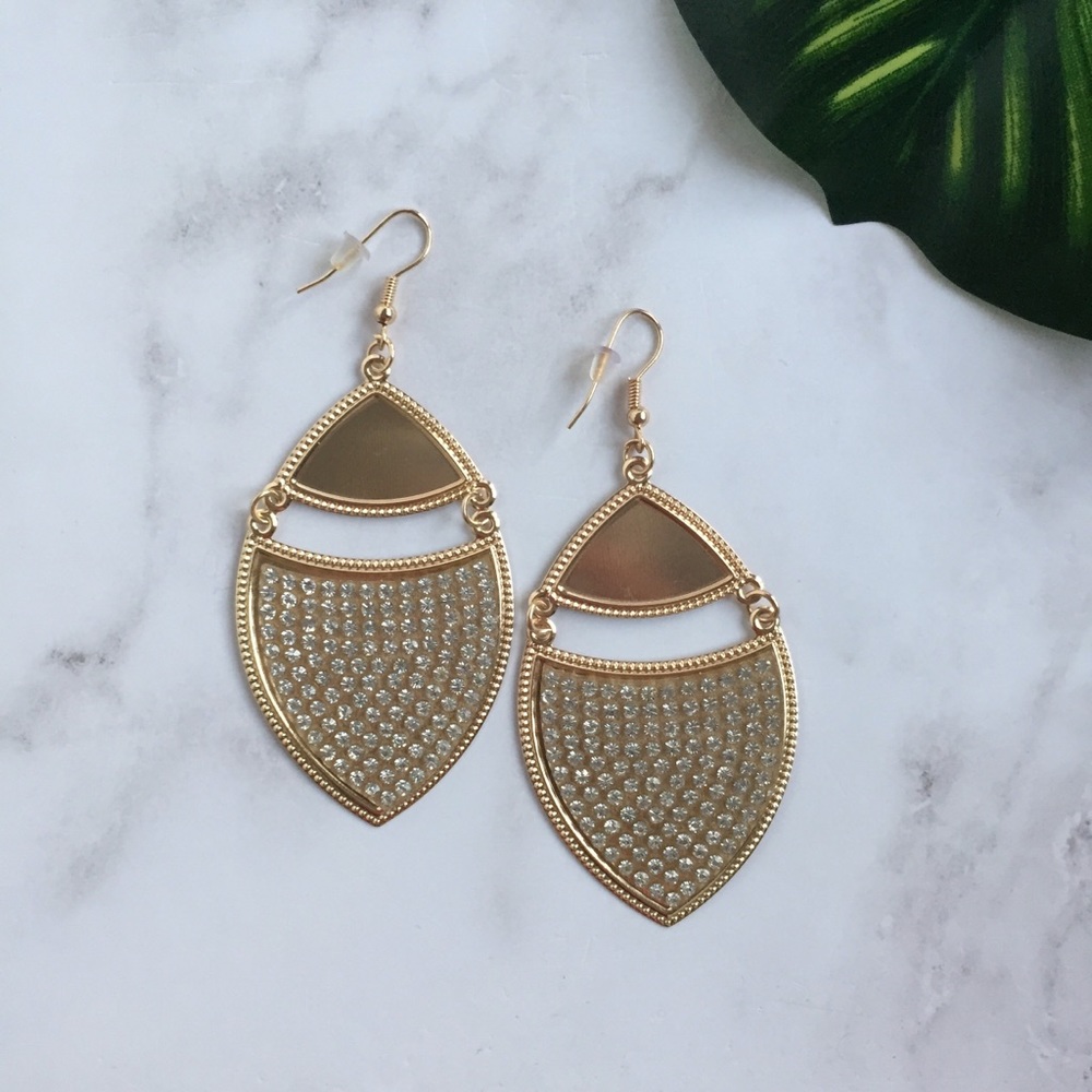 Gold Diamond Earrings